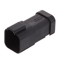 Amphenol SINE Systems AT04-6P-EC01BLK Connectors 6 Pin Recept. w/ End Cap BLK