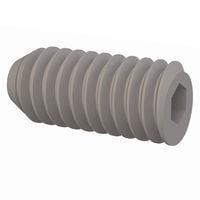 Essentra Components 010448T025 Set Screw Set Screw, Socket Head, #4-48 Thread, 1/4 Lg