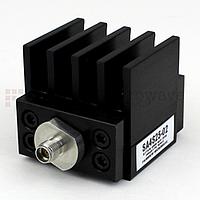 Fairview  SA4S25-02  2 dB Fixed Attenuator SMA Male To SMA Female Up To 4 GHz Rated To 25 Watts With Black Aluminum Heatsink Body