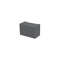 Bud Industries CU-2101-B Utility Minibox Small Metal Box Gray (3.3 X 2.1 X 1.6 In)