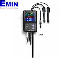 HINOTEK PH-260 Online pH/Temp/EC/TDS Monitor (0.00-14.00pH, 0.01pH)