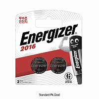 Energizer E3.CR2016.5 Dry-Cell, Lithium, 3V, CR2016, 5Ea/Pk.