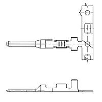 Yazaki 71141470 Terminals TERM 070 SDL M 1.8MM UNSLD