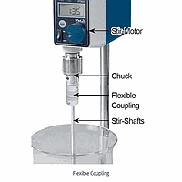 DaiHan SL.StiC019 Stir-Coupling, Hi-flex, Φ12mm Chuck-rod, for-Φ14mm Stir-Shaft, Φ32×h60mm