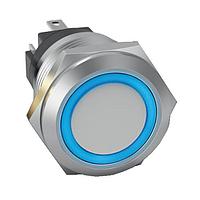 EAO 82-5151.2224 Anti-Vandal Blu DotLED 24VAC/DC 19mm QC Flush IP67