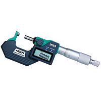 INSIZE 3560-25SA Digital Spherical Anvil Tube Micrometer (0-25mm/0-1")