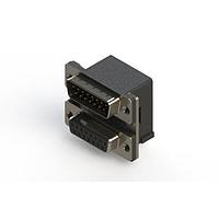 EDAC 663-015-664-005 Dual Port D-Sub Connectors Right-angle Dual Port D-Sub Connector