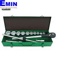 TOPTUL GCAD1406 14PCS Professional Grade - 3/4 inch Dr. 12PT Flank Socket Set (METRIC)