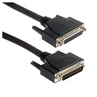 Amphenol Cables on Demand CS-DSLSZH25MF-050 D-Sub Cables CABLE25 PIN D-SUB M/F LS0H-50