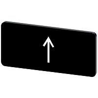 SIEMENS 3SU19000AC160QS0 Labeling Plate, Arrow Up INSCR LABEL,12.5 X 27MM,SYMBOL: ARROW UP