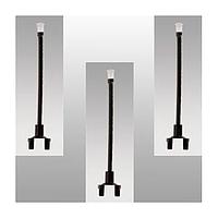 BIVAR SMFLPR1-16.0 Flexible Light Pipes Flexible Light Pipe Assembly, Vertical SMD Adapter, 7mm x 4mm Rectangle Lens, 16.0 in.