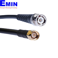 Tekbox BNCM-SMAM/35/RG223 RF Cable (BNC-Male to SMA-Male, 35 cm, RG223/U, 4 GHZ)