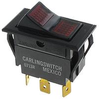 Carling Technologies LTIGL51-6S-BL-RC/AM-NBL/125N Rocker Switches LTIGL51-6S-BL-RC/AM-NBL/125N