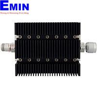 Fairview  SA6NFNM100W-06 6 dB Fixed Attenuator N Female To N Male Directional Up To 6 GHz Rated To 100 Watts With Black Aluminum Heatsink Body