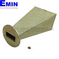 Fairview SH1284-15 WR-284 Standard Waveguide Horn With UG-584/U Round Cover Flange and 15 dB Nominal Gain Operating From 2.6 GHz to 3.95 GHz Frequency Range