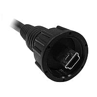 Amphenol LTW LTWNUB-20AFMM-SL7A01 Mini USB Type B Connectors Mini USB B Plug IP67 1M Cbl Strain Relief