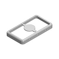 Masach Tech MS310-10F-NS EMI/RFI Shield Frame, Two-Piece 31 x 17.1 x 3mm Two-piece Drawn-Seamless RF Shield/EMI Shield FRAME (Nickel-Silver)