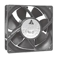 Delta Electronics, Inc. AFB1212HH-R00 Tubeaxial Tubeaxial Fan, 120x25.4mm, 12VDC, Ball Bearing, 3-Lead Wires, Lock Rotor Sensor