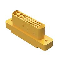 Amphenol Positronic GFSH624F1H Connectors Mixed Density Power Connector,6 size 16 and 24 size 22 contacts,Socket (Female),Crimp (contacts ordered seperately)