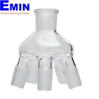 DLAB 18900177 Distilling Spider with 5 Flasks (50mL; NS 24/40)