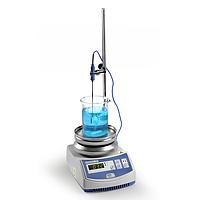 J.P. SELECTA KIT Complete KIT stirrer Agimatic-ED with support rod and temperature sensor PT100. With heating (60~1600rpm; 50~350°C; 10L; 550W)