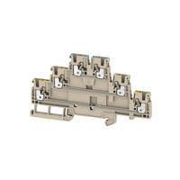Weidmuller 2428840000 DIN Rail Terminal Blocks A3T 2.5 N-FT-PE