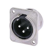 NEUTRIK NC3MDM3-L-1 Receptacles 3P M RECEPT DL1 SER SODER CUPS NCKL/SIL