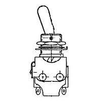 Honeywell 206AT11 Toggle Switches Toggle SW 1pole 2pos STANDARD LEVER