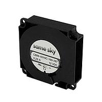 Same Sky (formerly CUI Devices) CBM-4010C-150-227-20 DC Blower dc blower, 40 mm squ are, 10 mm, 12 Vdc,