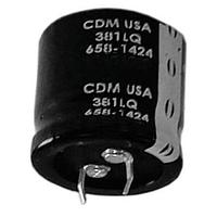 Cornell Dubilier (CDE) 381LQ222M080H042 High Ripple Snap Mount Capacitors 2200uF 80V 20%