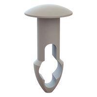 Essentra Components 27KY1560312 Keyhole Rivet Keyhole Rivet, .156 Hole, .312 Panel Thk