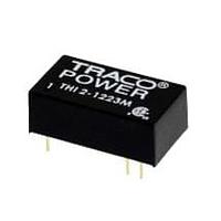 TRACO Power THI 2-2422M Isolated Product Type: DC/DC; Package Style: SMD; Output Power (W): 2; Input Voltage: 24 VDC +/-10%; Output 1 (Vdc): 12; Output 2 (Vdc): -12; Output 3 (Vdc): N/A