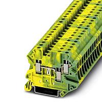 PHOENIX CONTACT 3044380 Ground Terminal Block UT 4-TWIN-PE 6.2MM GRN/YLW