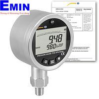 PCE DPG 10-ICA Pressure Gauge (0~145 psi, 0~10 bar; ISO Calibration Certificate)