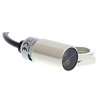 OMRON E3FB-LN12 2M Photoelectric Sensor with built-in amplifier (200 mm, background suppression, metal, NPN)