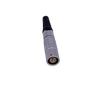NorComp 821B003-273L601 Connectors IP50 Female Push-Pull Cable Mount 3 Position Straight Solder Cup