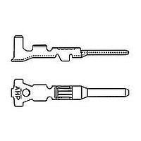 AMP Connectors - TE Connectivity 282109-1 (CUT STRIP) Quick Connect 18-16 AWG TAB CONT Cut Strip of 100