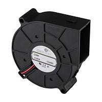 Same Sky (formerly CUI Devices) CBM-7525B-245-494 Blowers dc blower, 75.2 x 74.2 x 25 mm, 24 Vdc, ball, 4500 RPM, 13.35 CFM