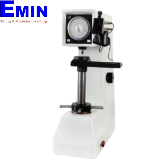 Universal hardness tester used for Brinell, Rockwell, and Vickers measurements