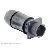 Eaton Souriau-Sunbank UTSX7JC124P Receptacles Jam nut receptacle, with cable gland backshell, for 4 male contacts, IP68/69K