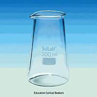 SciLab SL.Bea1043 Popular Conical Beakers (500ml; Spout)