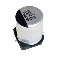 PANASONIC EEH-ZC1K220P Aluminum Hybrid Polymer Capacitors 80VDC, 22uF, SMD, Reflow Only