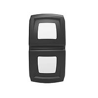 Carling Technologies VVFAAC00-000 Switch Actuators 2 White Square Lens Black Actuator Only