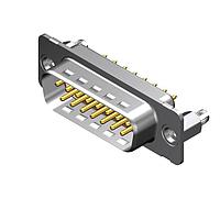 Molex / FCT 173109-2125 D-Sub Connectors - Standard Density FCT DSUB STR PC PLG 25 PN W/SNAPIN