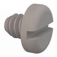 Essentra Components 010440P012 Pan Slotted Pan Slotted Screw, #4-40 Thread, 1/8 Lg