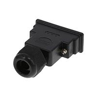 Molex / FCT 173110-0020 Strain Relief Backshell 15 Pos. Front Mount Size 2 PLASTIC HOOD