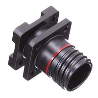 Amphenol Socapex TVP00UCOMCIZN11SF459 Receptacles SZ 11 Sq Flange Rcpt Crimp Contact Blk Zn