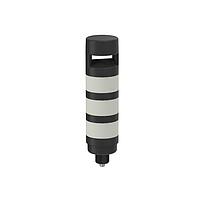 Banner Engineering TL70GYRAPQ Modular Tower Light TL70 Tower Light; Black Housing: 3-Color Programmable Audible Indicator; Voltage: 12-30 V dc; Environmental Rating: IP50; Input: Bimodal; Colors: Green Yellow Red; 5-pin M12 Integral QD