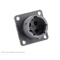 Eaton Souriau-Sunbank UTSX0124P Receptacles Square flange receptacle, without backshell, for 4 male contacts, IP68/69K