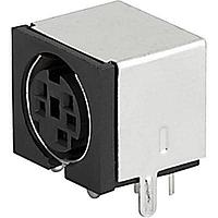 Schurter 4850.2510 Connectors DIN SOCKET 5POLE PCB MOUNT